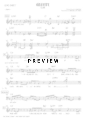 Gravity (Lead Sheet)