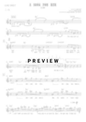 A Song For Her (Lead Sheet)
